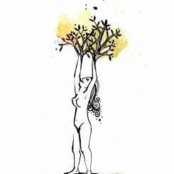 MUJERÁRBOL DinA5 ©annikagemlau2017 --- tree woman